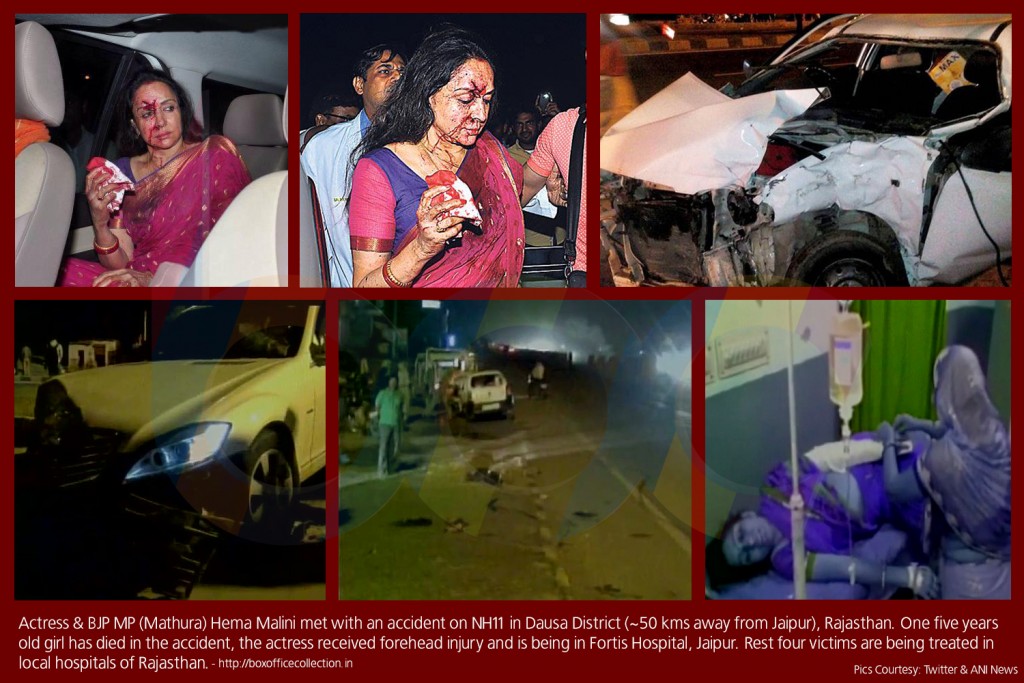 hema malini accident in dausa rajasthan