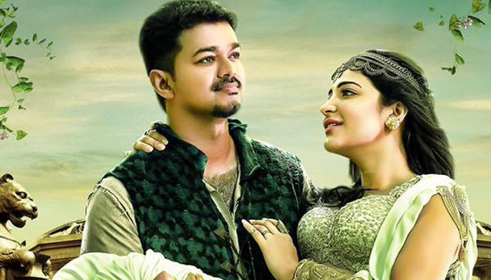 puli vijay and shruti haasan