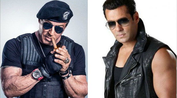 salman khan-sylvester stallone together