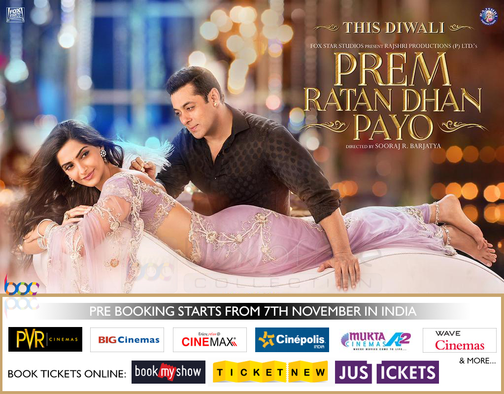 prem ratan dhan payo advance booking