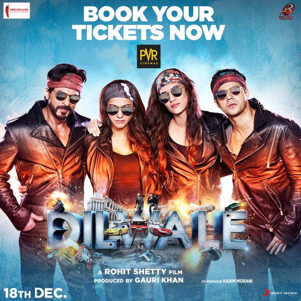 Dilwale Advance Booking Is Open In India Pre Book Your Tickets Now 