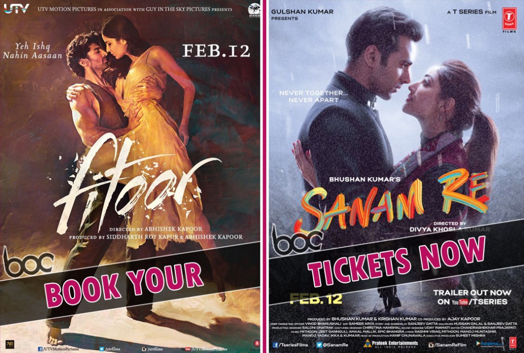 sanam-re-and-fitoor-booking