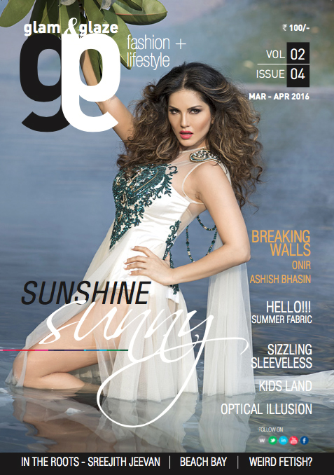 Sunny Leone on Glam & Glaze Cover (2)