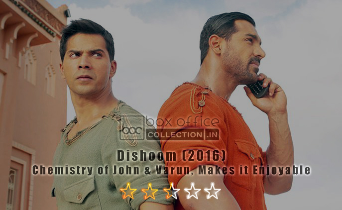 Dishoom Movie Review 2.5/5 stars