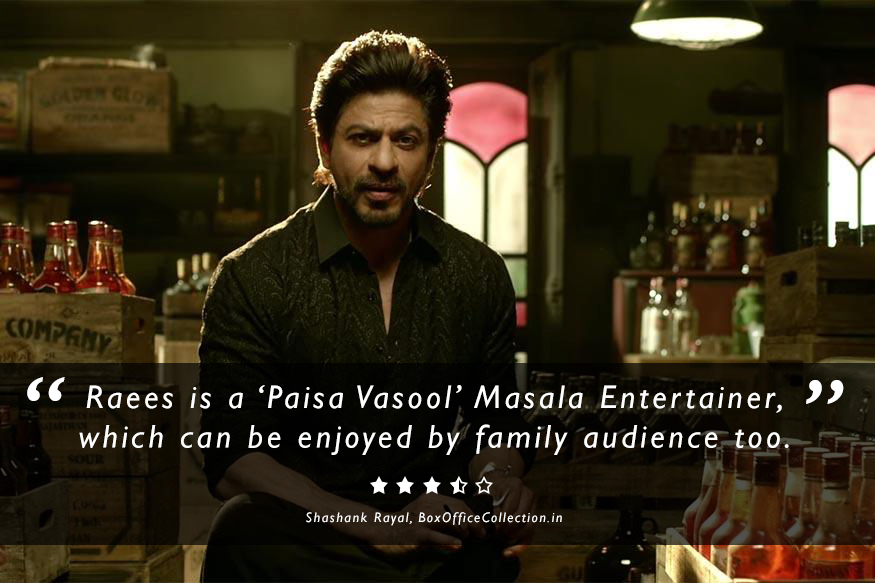 Review of Raees (2017)