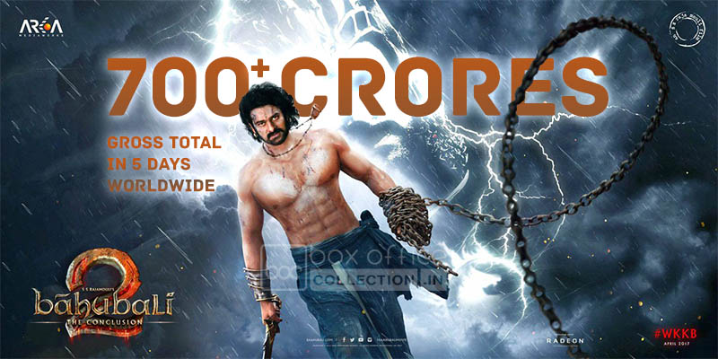 baahubali 2 5 days total collection, baahubali 2 total collection, baahubali 2 worldwide collection, baahubali 2 total india collection, baahubali 2 total overseas collection, baahubali 2 box office collection, baahubali 2