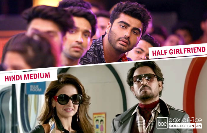 6 Days Total Collection of Half Girlfriend and Hindi Medium