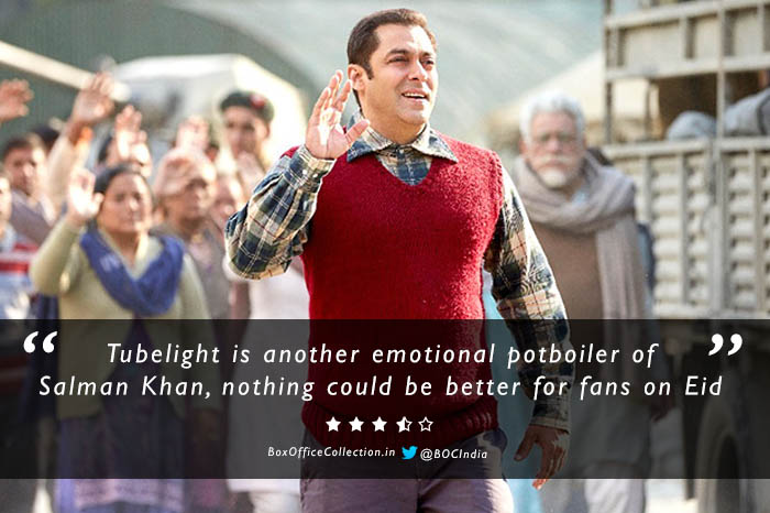 Review of Salman Khan's Tubelight