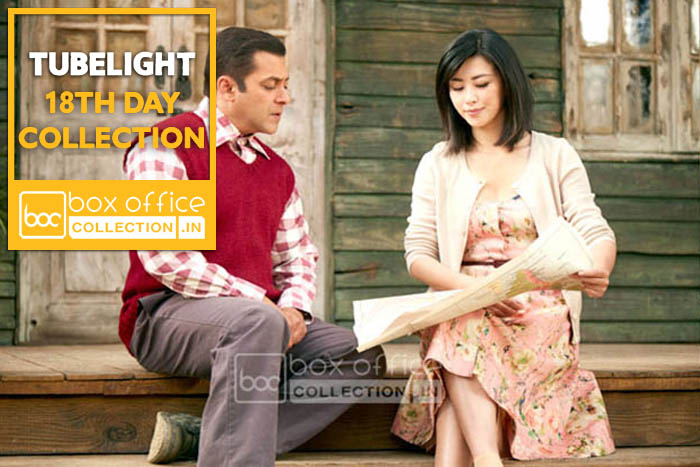 tubelight 18 days total collection