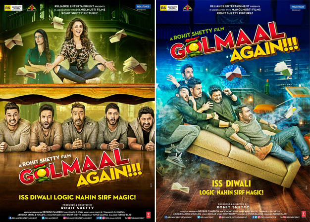 Golmaal Again First Look Posters, Rohit Shetty's Film Gives a Spooky Feel