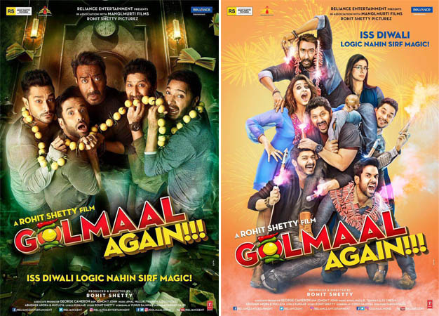 Golmaal Again First Look Posters, Rohit Shetty's Film Gives a Spooky Feel