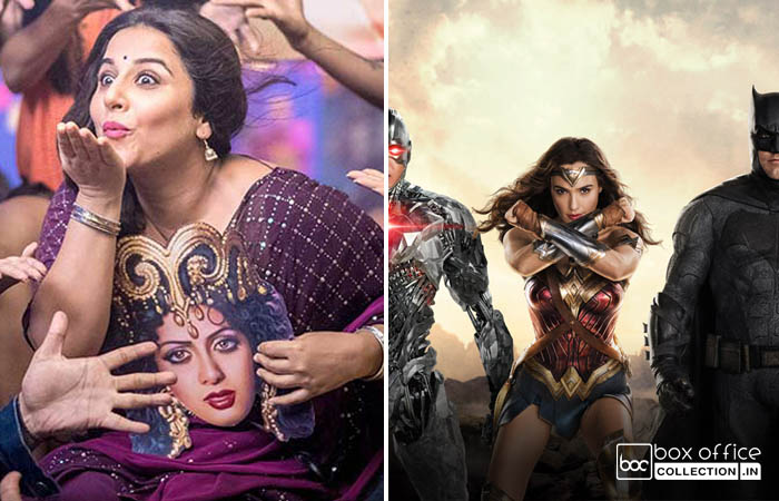Tumhari Sulu and Justice League 2 Weeks Total Collection