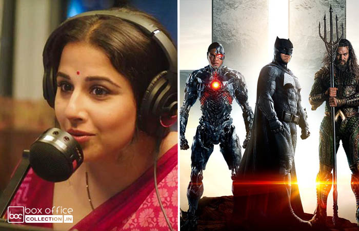 Tumhari Sulu and Justice League 17 Days Total Collection