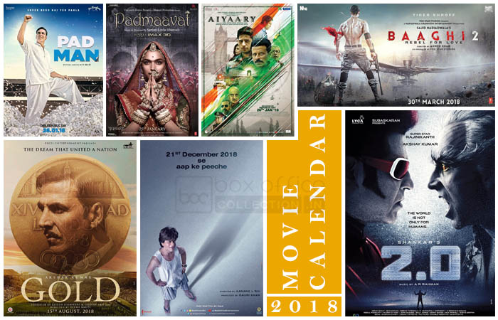 Hindi Movie Calendar 2018