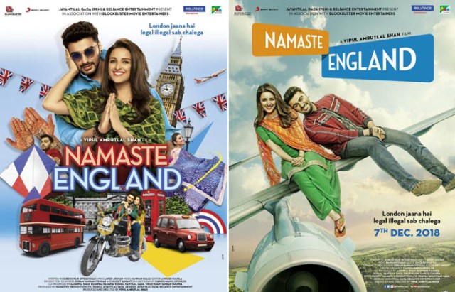 first look posters of namaste england