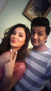 Puja Banerjee with Co-star (1)
