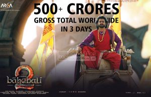 Baahubali 2 Total Collection Worldwide in 3 Days