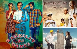 1st Day Collection Prediction of Bareilly Ki Barfi, Partition 1947 and VIP 2 Lalkar