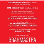 Karan Johar’s Next with Amitabh-Ranbir-Alia titled Brahmastra, 15 August 2019 Release