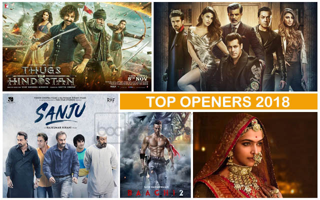 Top Hindi Openers 2018 Highest Opening Day Collections of Bollywood Films