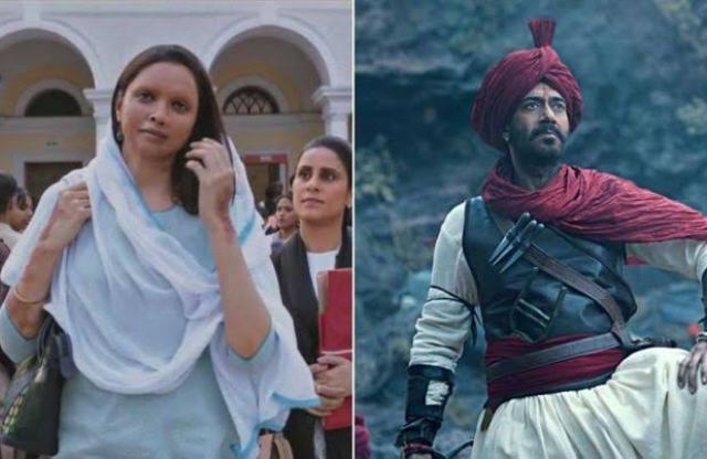 4th Day Box Office Collection: Tanhaji stays strong on Monday, Chhapaak